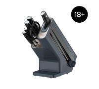 Ninja Foodi StaySharp Knife Block with Integrated Sharpener - 6-Piece Set in Cyber Space | K32006UKCYD | by SharkNinja