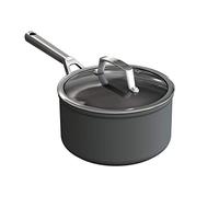 Ninja Foodi ZEROSTICK C30218EU 18 cm Saucepan with Glass Lid, Non-Stick Coating, Hard Anodised Aluminium, Suitable for Induction Cookers, Dishwasher Safe, Oven Safe up to 260 °C, Stainless Steel