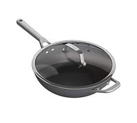 Ninja Foodi ZEROSTICK C30928EU Wok 28 cm, Hard Anodized Aluminium, Non-Stick Coating, Induction Compatible, Dishwasher Safe, Grey