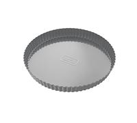 Ninja Foodi ZEROSTICK Pie, Tart & Flan Tin, 10-inch/25cm Pie Tin, Non-Stick, Long Lasting Heavy Duty Flan Tin, Made from Aluminised Steel, Grey, B30910EUUK