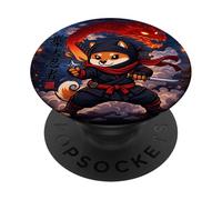 Ninja Fox Beneath the Dragon Power PopSockets Adhesive PopGrip