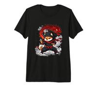 Ninja Fox Beneath the Dragon Power Premium T-Shirt