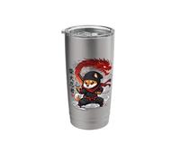 Ninja Fox Beneath the Dragon Power Stainless Steel Insulated Tumbler