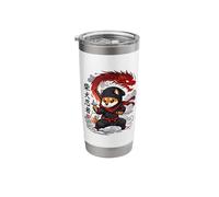 Ninja Fox Beneath the Dragon Power Stainless Steel Insulated Tumbler