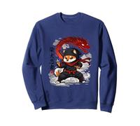 Ninja Fox Beneath the Dragon Power Sweatshirt