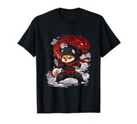 Ninja Fox Beneath the Dragon Power T-Shirt