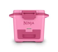 Ninja FrostVault 30 Quart Hard Cooler with Dry Zone | Refrigerator Temperature Integrated Dry Storage Drawer | Premium Heavy Duty Insulated Cooler | Keeps Ice Cold for Days | Strawberry Barb | FB131BP