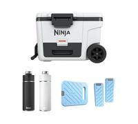 Ninja FrostVault 45QT/42L Wheeled Cooler Ice Pack & Thirsti Bottle Bundle