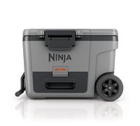 Ninja FrostVault Heavy-Duty Insulated Cool Box, Wheeled Premium Cooler with Dry Zone Integrated Fridge-Temp Dry Storage Drawer, Keeps Ice for Days, Fits up to 68 Cans, Slate Grey, FB245UKGY