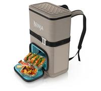 Ninja FrostVault Go 17 Litre 24-Can Backpack Outdoor Soft Cooler with Cold Dry Zone, Keeps ice for up to 24 Hours, Beige FF124EUUKCS