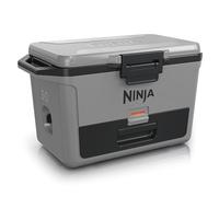 Ninja FrostVault Hard Cooler 50qt/47L, Premium Heavy-Duty Insulated Cool Box, Keeps Ice for up to 6 Days, with Dry Zone integrated Fridge-Temp Dry Storage Drawer, Fits 80 Cans, Slate Grey FB151UKGY