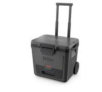 Ninja FrostVault Wheeled Cool Box with Dry Area, Integrated Dry Storage Drawer for Temp Fridge