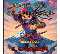 Ninja Girl Coloring Book For Kids