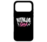 Ninja Girl with Throwing Stars Case for iPhone 17 Pro Max