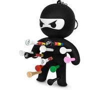 Ninja Golf Tee Holder | Holds 13 Tees | Built to Last | Golf Accessorie | Golf Gift for Him or Her | Groomsman Fathers Day Present (Black)