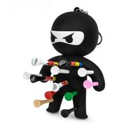 Ninja Golf Tee Holder | Holds 13 Tees | Built to Last | Golf Accessory | Golf Gift for Him or Her | Black