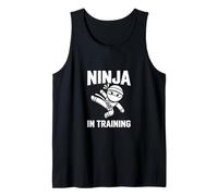 Ninja in Training Cool for Martial Arts Warrior Kids Tank Top
