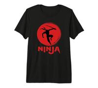 Ninja in Training - Cool Ninja Tshirt Warrior Kids Adults Premium T-Shirt