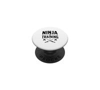 Ninja in Training Motivational Quote for Future Warriors PopSockets Adhesive PopGrip
