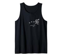 Ninja is Throwing Stars Tank Top