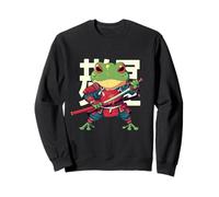 Ninja Japanese Kanji Katana Samurai Frog Sweatshirt