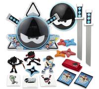 Ninja Kidz 4531 Mystery Warrior Pack with 18 Exciting Toys to Discover Inside, Officially Licensed Merch, Cartoon, Multicolour