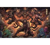 Ninja Killing Ghosts 1000 Piece Jigsaw Puzzle,Educational Toy,Stress Relief,Gift Idea,Impossible Challenge,Premium Cardboard,Adults & Kids 14+,Home Wall Decor 38x26cm