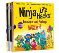 Ninja Life Hacks Emotions and Feelings 8 Book Box Set (Books 1-8: Angry, Inventor, Positive, Lazy, Helpful, Earth, Grumpy, Kind)