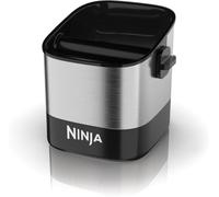 Ninja Luxe Café Knock Box, Accessories for Espresso Machine, Easy & Mess-Free Puck Disposal, Coffee & Espresso Grounds, Non-Slip Base, Removable Bar, Holds 10 Double Shot Pucks, XSKKNCKBXEUK