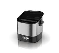 Ninja Luxe Café Knock Box, Accessories for Espresso Machine, Easy & Mess-Free Puck Disposal, Coffee & Espresso Grounds, Non-Slip Base, Removable Bar, Holds 10 Double Shot Pucks, XSKKNOCKBOX