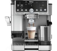 Ninja Luxe Pro 3-in-1 Coffee Machine, Latte, Cappuccino, Cold Brew & Espresso Maker With Built in Bean Grinder & Milk Frother, Easy to Use, 5 Automated Froth Presets, Silver, ES701UK