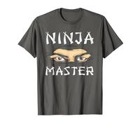 Ninja Master Ninja T-Shirt, Men, Asphalt Grey, 6X-Large