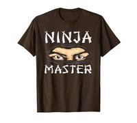 Ninja Master Ninja T-Shirt, Men, Brown, Medium