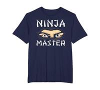 Ninja Master Ninja T-Shirt, Men's Big and Tall, Navy Blue, 6X Tall