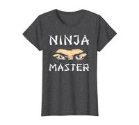 Ninja Master Ninja T-Shirt, Women, Dark Heather Grey, X-Small