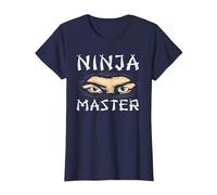 Ninja Master Ninja T-Shirt, Women, Navy Blue, Medium