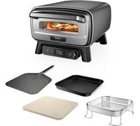 Ninja MO201UK Artisan Electric Outdoor Pizza Oven & Air Fryer, Grey