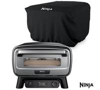 Ninja Mo203Uk Artisan Electric Outdoor Pizza Oven & Air Fryer, 4 Functions, 370C, 5 Pizza Settings, 12" Pizza Stone, Grey