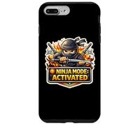 Ninja Mode Activated Funny Quote Saying Slogan Phrase Joke Case for iPhone 7 Plus/8 Plus