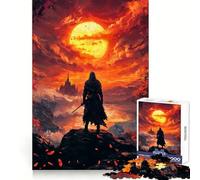 Ninja Moonlight Jigsaw Puzzle 1000 Piece for Teenagers Mind Skill Toy Peaceful Fun Design Assembly Unique Gift (38x26cm)