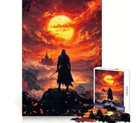 Ninja Moonlight Jigsaw Puzzles 1000 Pieces for Teenagers Brain Skill Family Joy Exact Edge Memorable Gift (38x52cm)