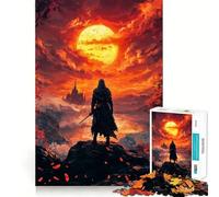 Ninja Moonlight Jigsaw Puzzles for Teenagers 1000 Pieces Intellect Toy Indoor Fun Quality Cut Creative Gift (50x75cm)