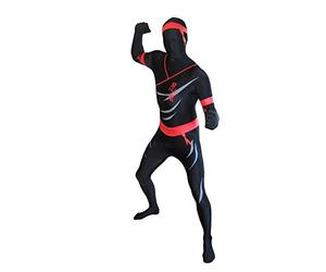 Ninja Morphsuit Fancy Dress Costume - size Xlarge - 5”10-6”1 (176cm-185cm)