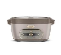 Ninja MultiPot XL 12-in-1 Multi-Cooker, Slow Cook, Make Rice and More, Includes 3 Swappable Nesting Cooking Pots with Storage Lids, Easy-clean Pots and Lids, Stone Gold MZ1002UKSD1