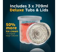 Ninja NC501UK Creami Deluxe 10-In-1 Ice Cream And Frozen Drink Maker Black/Silver
