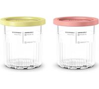 Ninja NC501UK Creami Ice Cream Maker Dessert Tubs - Set of 2, Clear