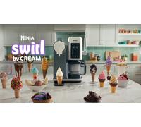 Ninja Swirl by CREAMi 13-in-1 NC701UK Ice Cream Maker - Silver, Silver