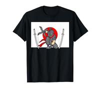 Ninja Ninjutsu Adults Men Boys Girls Shaolin Sword Samurai T-Shirt