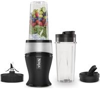 NINJA Nutri Ninja QB3001UKS Blender - Black & Silver, Black,Silver/Grey