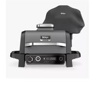 Ninja OG701UK Woodfire Electric BBQ Grill - With Cover Included